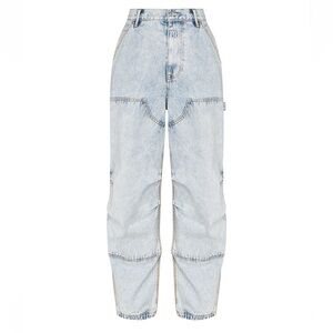 Alexander Wang wide legged panelled jeans, size 27.